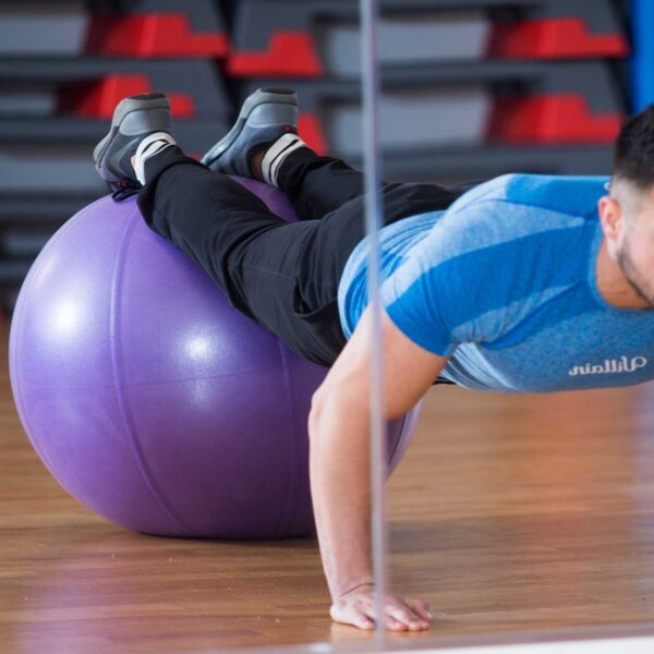 Swiss Fitnessbal met pomp - 75 cm - Afbeelding 3