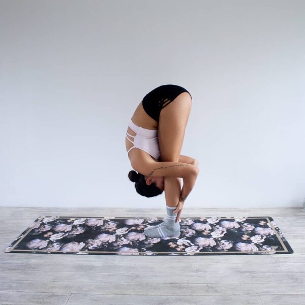 Floral Yoga Mat - Vegan Suède - 3 mm - MoveActive - Afbeelding 5