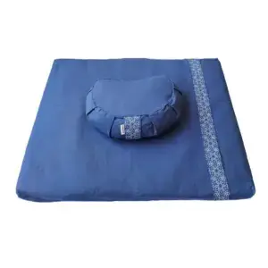 Zabuton en zafu - Samarali - Marine Blauw