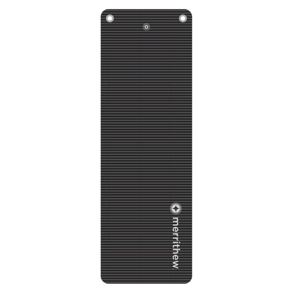 Deluxe Pilates Mat Grijs Met Oogjes - 15mm