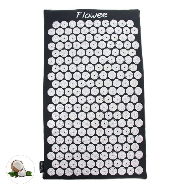 Flowee Spijkermat Eco Groot Grijs/Wit