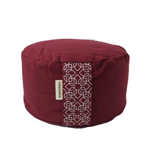 Meditatiekussen Rond Hoog – Samarali Rood