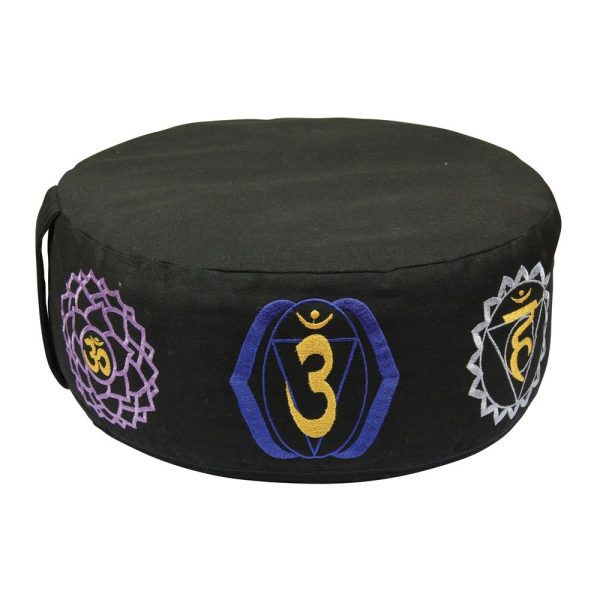 Rond Meditatiekussen - 7 Chakra's