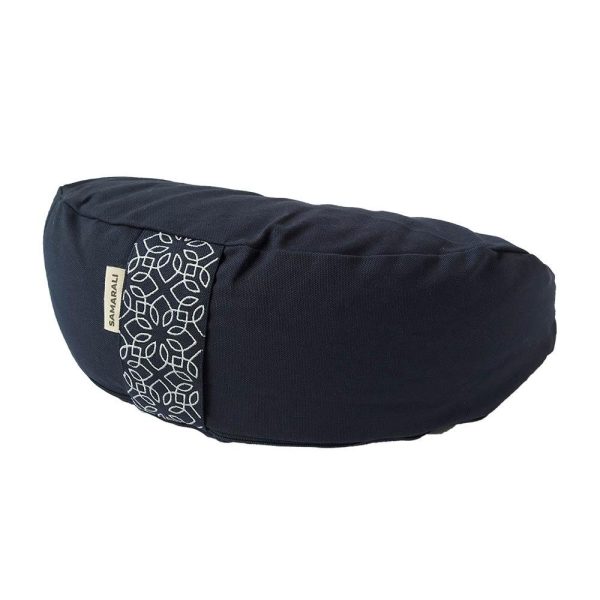 Schuin Meditatiekussen - Samarali - Marine Blauw