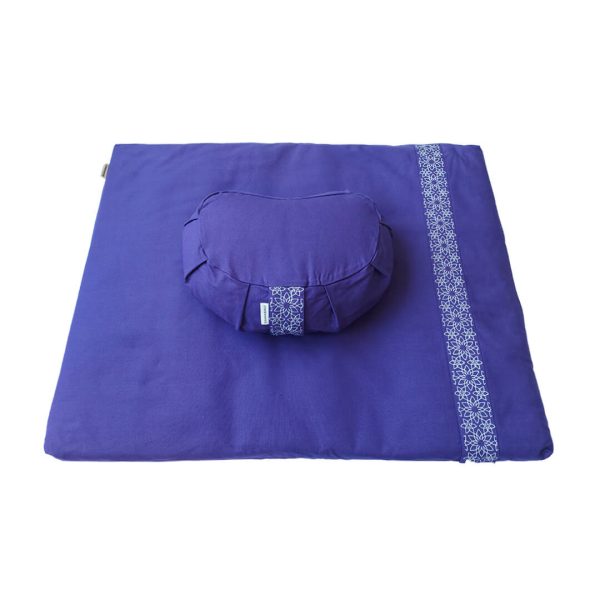 Meditatieset Halve Maan - Samarali Paars