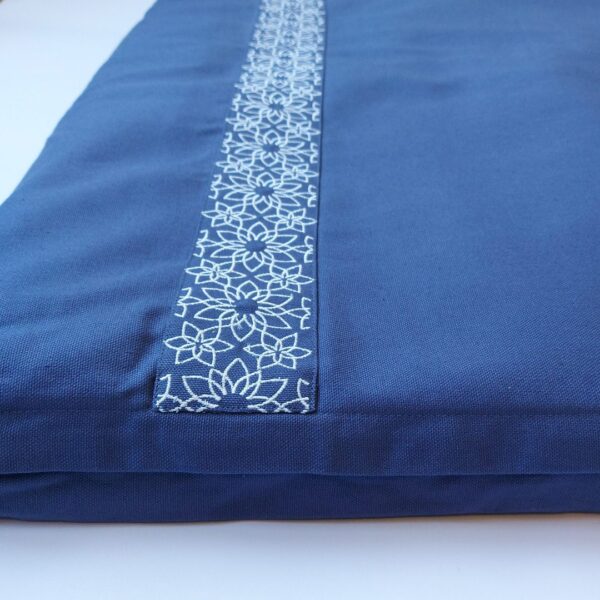 Zabuton en Zafu Marine Blauw Happy Hippie Yoga