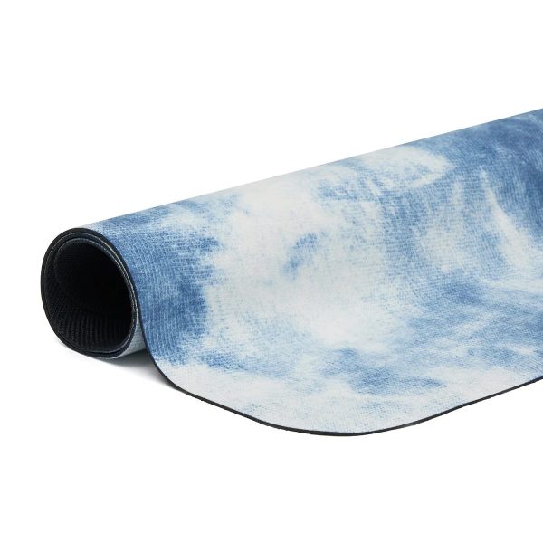 Pilates Reformer Mat - Denim Tie Die - MoveActive