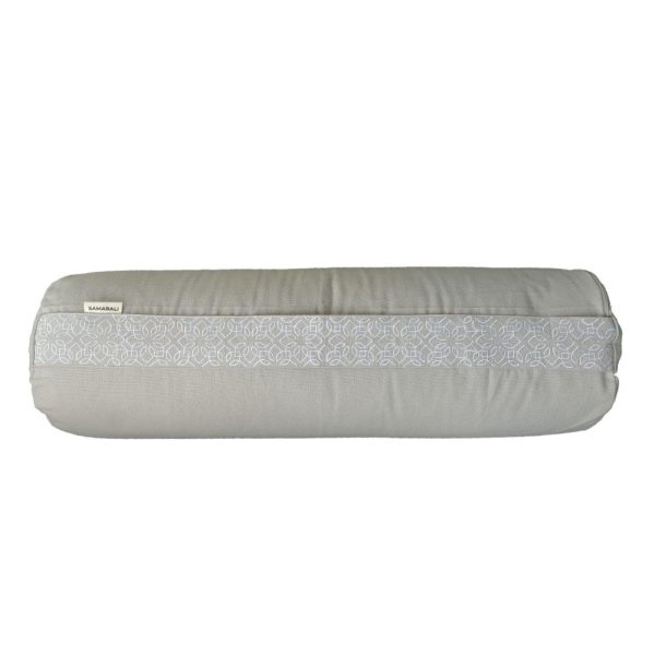 Yoga Bolster met Boekweitvulling - Samarali - Grijs