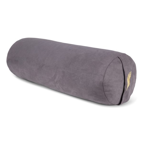 Yoga Bolster Suède – MindBaas Grijs