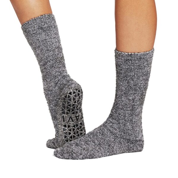 Grijze Antislip Sokken - Lounge Glacial - Tavi Noir