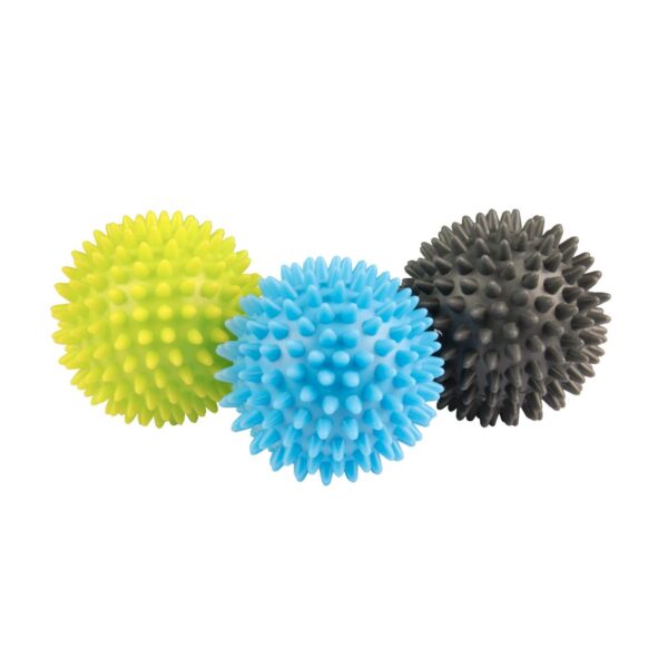 Massage Bal Set - 6,5 cm Grijs, Groen, Lichtblauw
