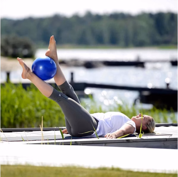 Sissel Pilates Bal - 22 cm - Blauw