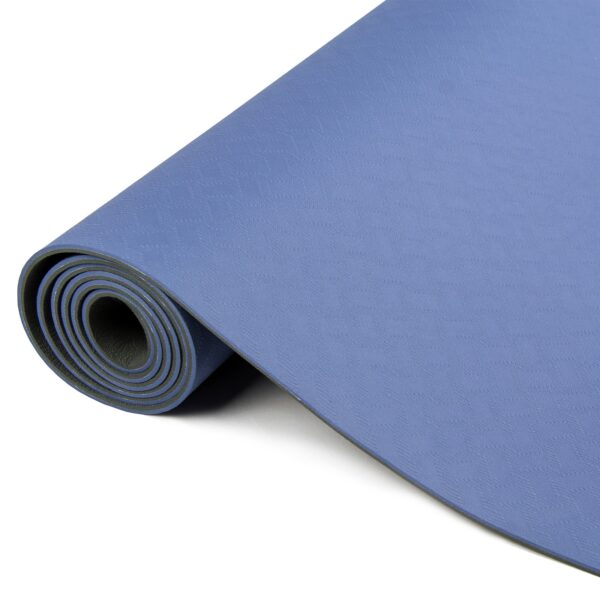 Evolution Dunne Yogamat 4mm - Blauw - Afbeelding 2