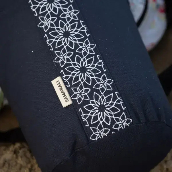 Biologische Yoga Bolster - Samarali - Marine Blauw