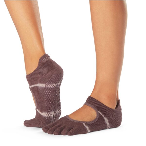 Antislip Sokken Bellarina Met Tenen Quartz Wave Stripe - ToeSox M (39 - 42,5)
