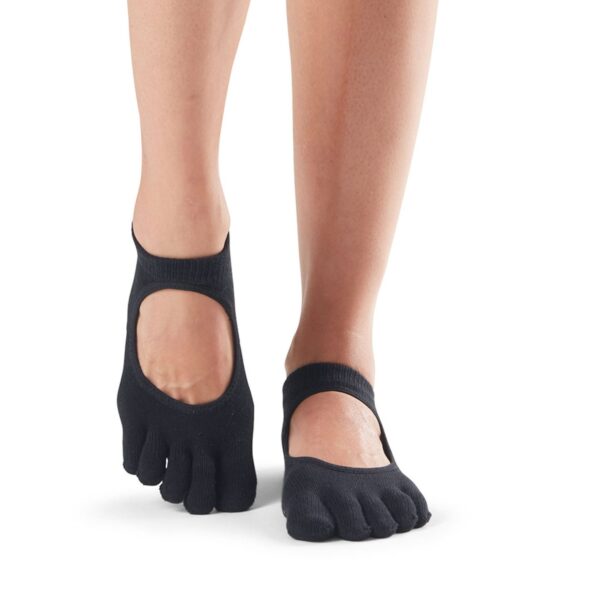 Ballerina - Antislip Sokken Tenen - Zwart - ToeSox