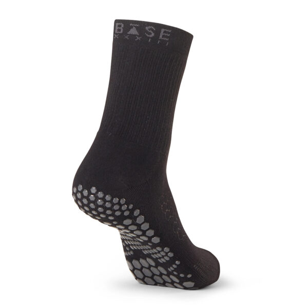 Antislip Sokken Crew Zwart - Base S (36 - 38,5)