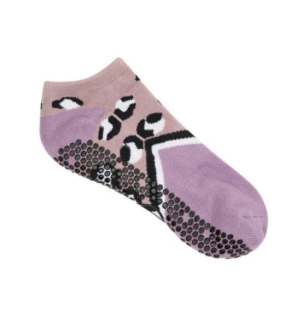 Antislip Sokken Low Rise Cheetah Volley Fawn &amp; Mauve - MoveActive M (40 - 43)