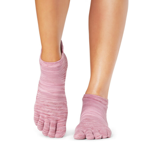 Antislip Sokken Low Rise Met Tenen Berry Space Dye - ToeSox M (39 - 42,5)