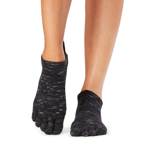 Antislip Sokken Low Rise Met Tenen Black Space Dye - ToeSox M (39 - 42,5)