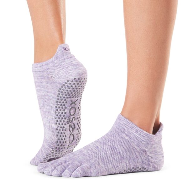 Heather Purple - Antislip Sokken met Tenen - ToeSox