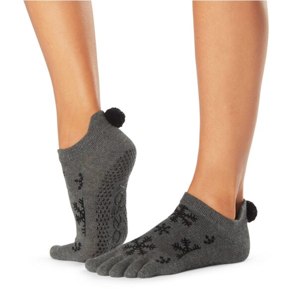 Antislip Sokken Low Rise Met Tenen Snowfall - ToeSox S (36 - 38,5)