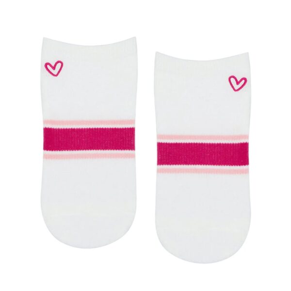 Playful Pink Stripe - Sokken Antislip Dames - MoveActive