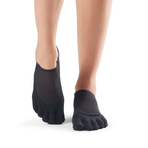 Antislip Sokken Luna Met Tenen Zwart - ToeSox S (36 - 38,5)
