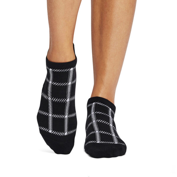 Antislip Sokken Savvy Ebony Plaid - Tavi Noir S (36 - 38,5)