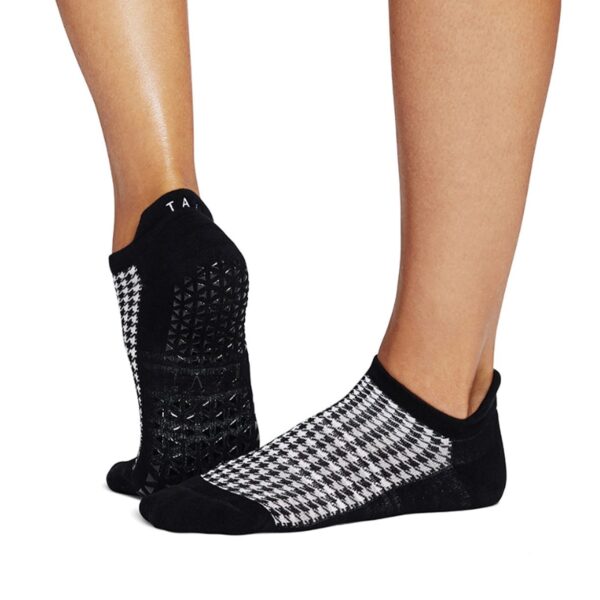 Antislip Sokken Savvy Houndstooth- Tavi Noir S (36 - 38,5)