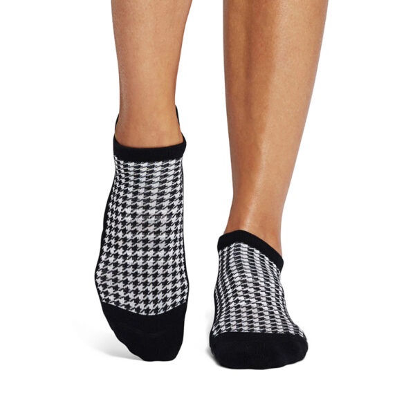 Antislip Sokken Savvy Houndstooth- Tavi Noir S (36 - 38,5)