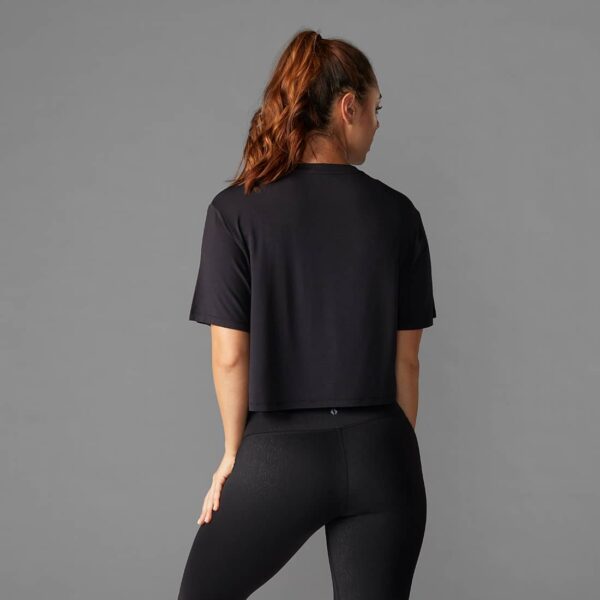 Crop Tee Ebony – Tavi Noir XL