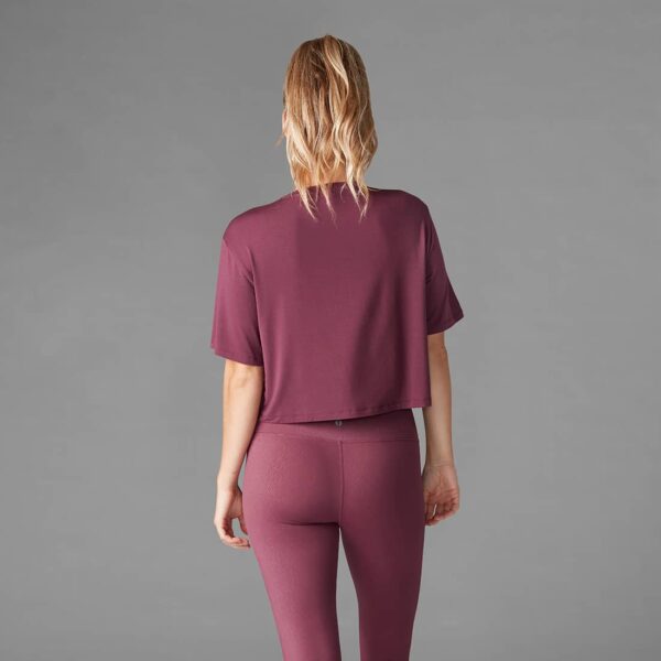 Crop Tee Garnet – Tavi Noir XS