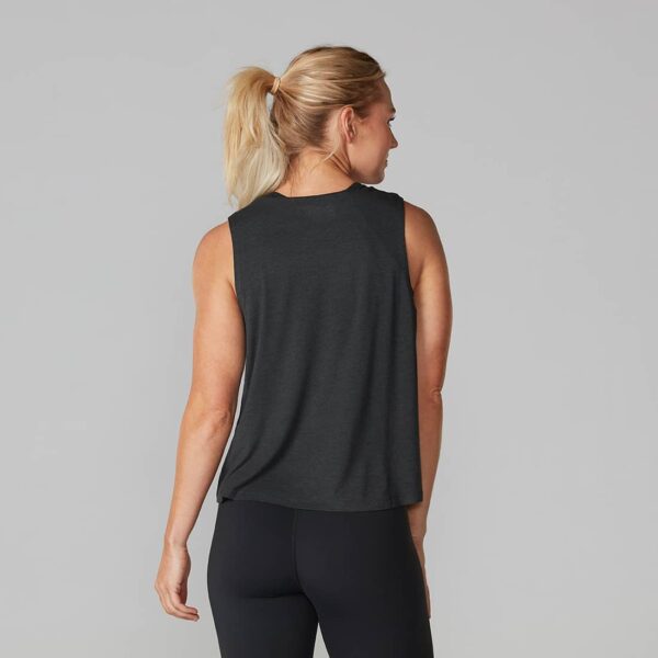 High Low Tank Top Charcoal – Tavi Noir S