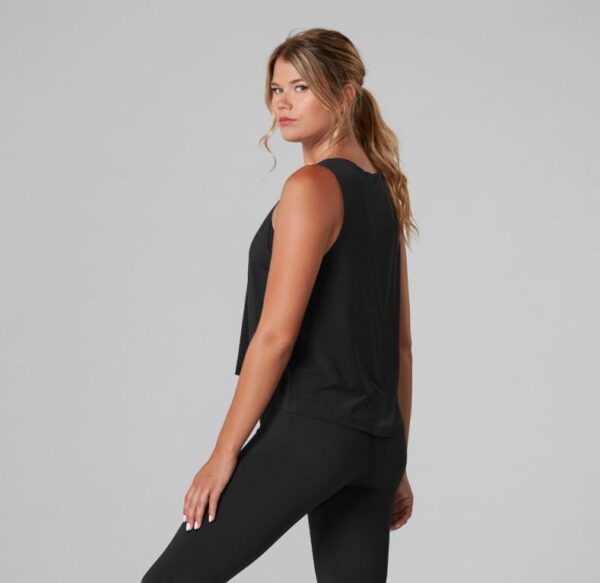 High Low Tanktop Ebony - Tavi Noir XS