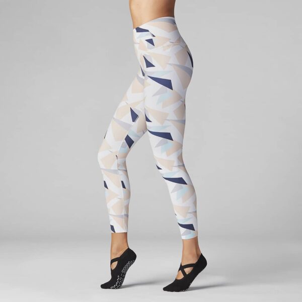 High Waisted 7/8 Sportlegging Geo – Tavi Noir L