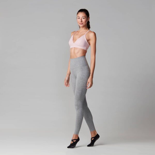 High Waisted Sportlegging Heather Grey - Tavi Noir XL