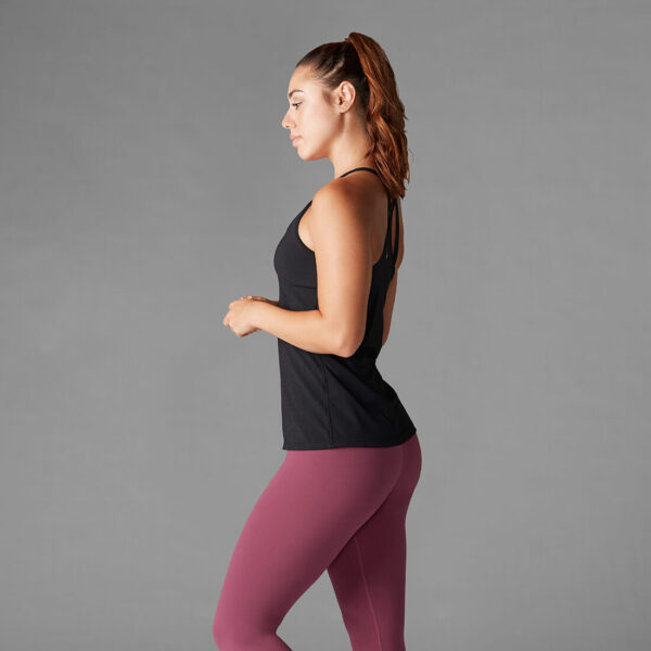 Ribbed Tank Top Ebony - Tavi Noir XS