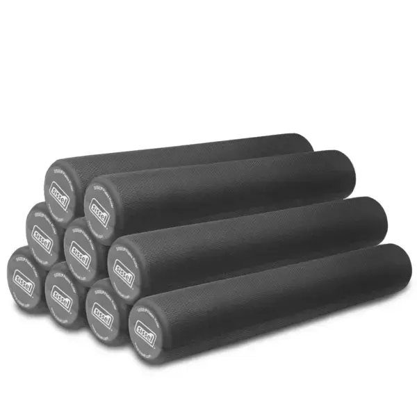 SISSEL Foamroller – 15 x 90 cm – Zwart