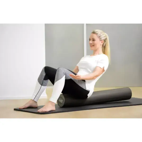 SISSEL Foamroller – 15 x 90 cm – Zwart