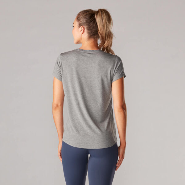 Sportshirt Cap Sleeve Heather Grey – Tavi Noir XS