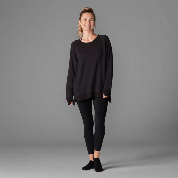 Tavi Noir Cozy Sweatshirt In Ebony XS