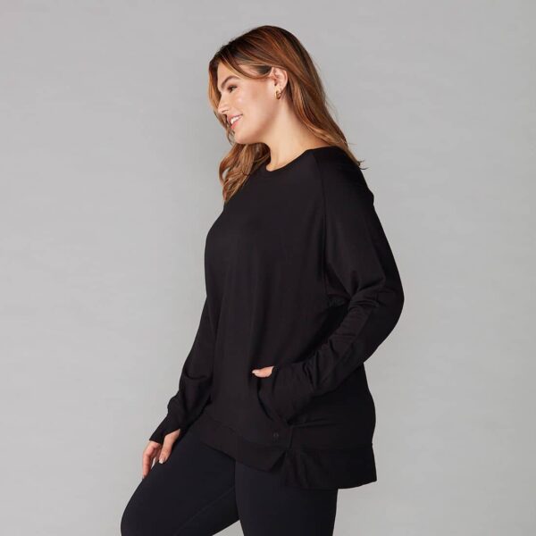 Tavi Noir Cozy Sweatshirt In Ebony XS