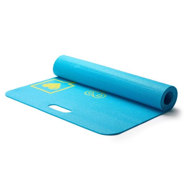 Eco Yogamat Kinderen - 4 mm - Blauw - Afbeelding 3