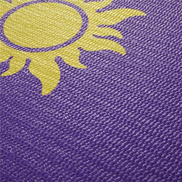 Eco Yoga Kindermat - 4 mm - Paars - Afbeelding 3