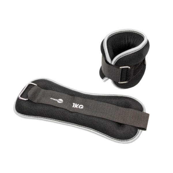 Neoprene Pols en Enkel gewichten - Fitness-Mad 1 kg