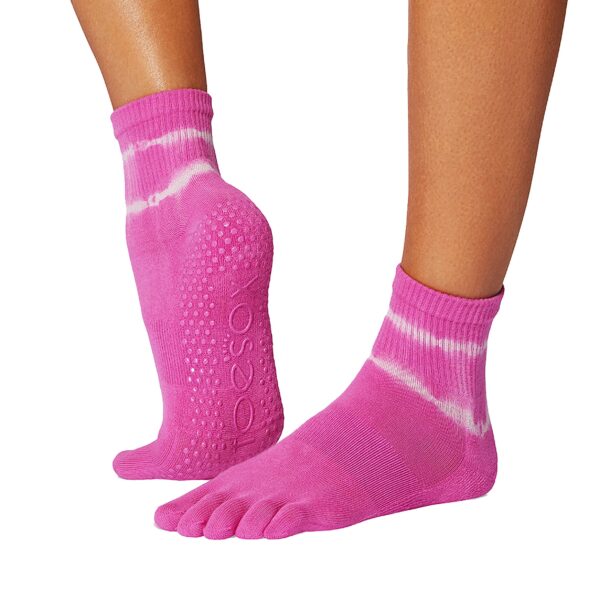 Antislip Sokken Melody met Tenen Paradise TD Stripe - Toesox M (39 - 42,5)