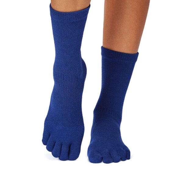 Antislip Sokken Crew met Tenen Deep Navy - ToeSox S (36 - 38,5)