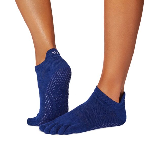 Antislip Sokken Low Rise met Tenen Deep Navy - ToeSox S (36 - 38,5)