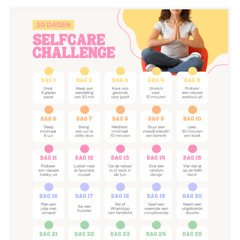 Download Gratis Health Planner - 30 Dagen Selfcare Challenge